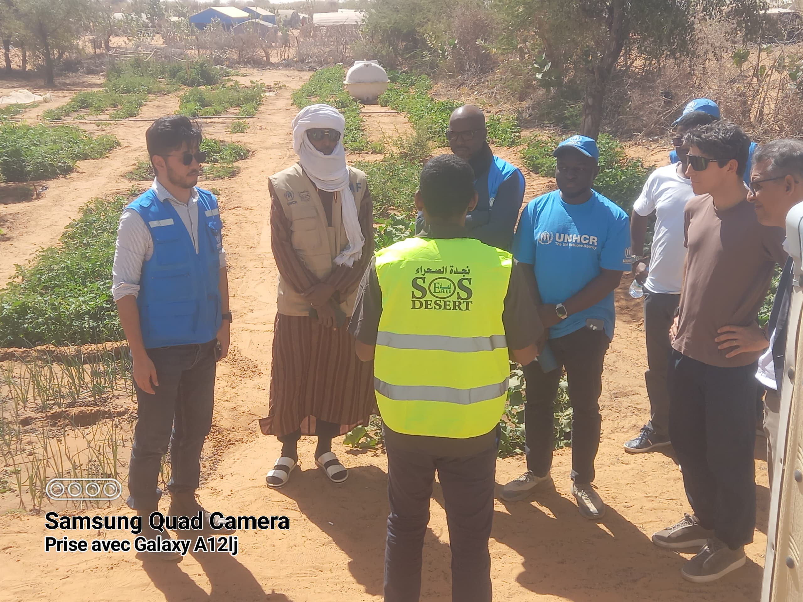 VISITE TERRAIN DE DEUX MISSIONS TOPPAN ET CELLE DE LA&nbsp;FONDATION.